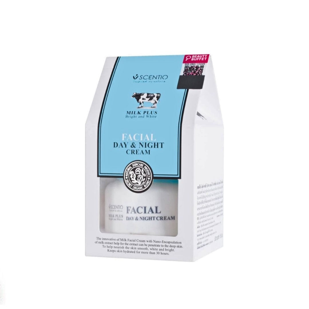 Scentio Milk Plus Facial Day & Night Cream 50ml
