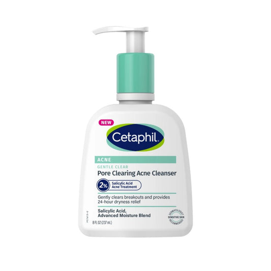 Cetaphil Pore Clearing Acne Cleanser 2% Salicylic Acid Acne Treatment 237ml