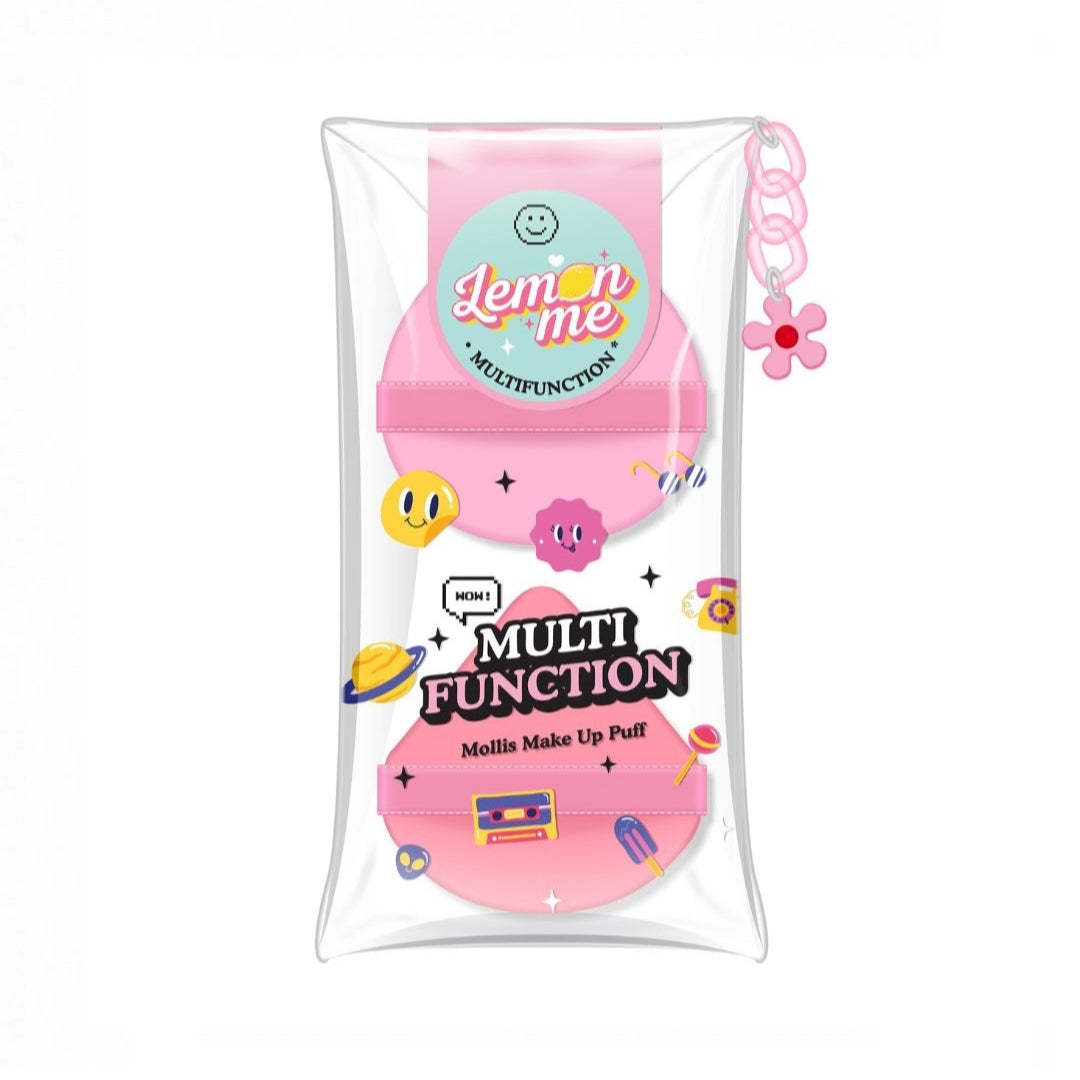 Lemon Me Multi Function Mollis Make Up Puff (pink)