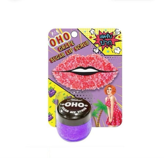 Oho Grape Sugar Lip Scrub 25g