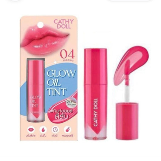 Cathy Doll Lip Tint Glow Oil Tint (no.04) Pink Icing 2.4g
