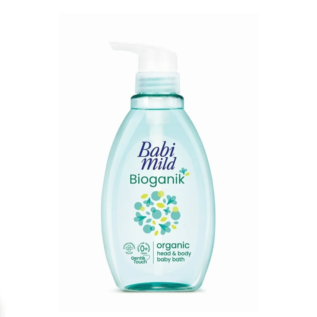 Babi Mild Bioganik Organic Head & Body Baby Bath 380ml
