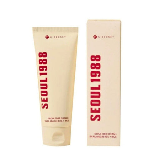 K-secret Seoul 1988 Cream: Snail Mucin 93% + Rice 100ml