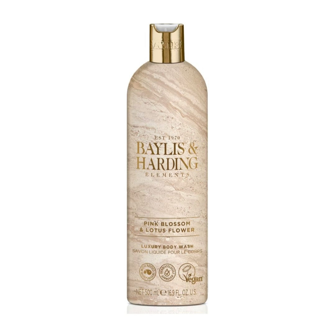 Baylis & Harding Elements Body Wash Pink Blossom & Lotus Flower 500ml