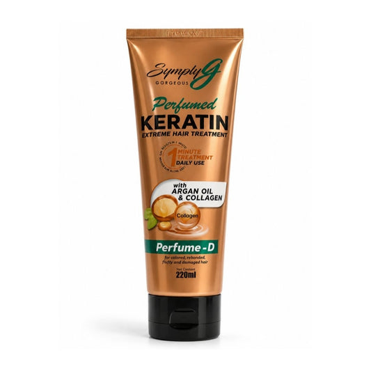 Symply Gorgeous Keratin Extreme Hair Treament With Argan Oil & Keratin Collagen Perfume -d 220ml