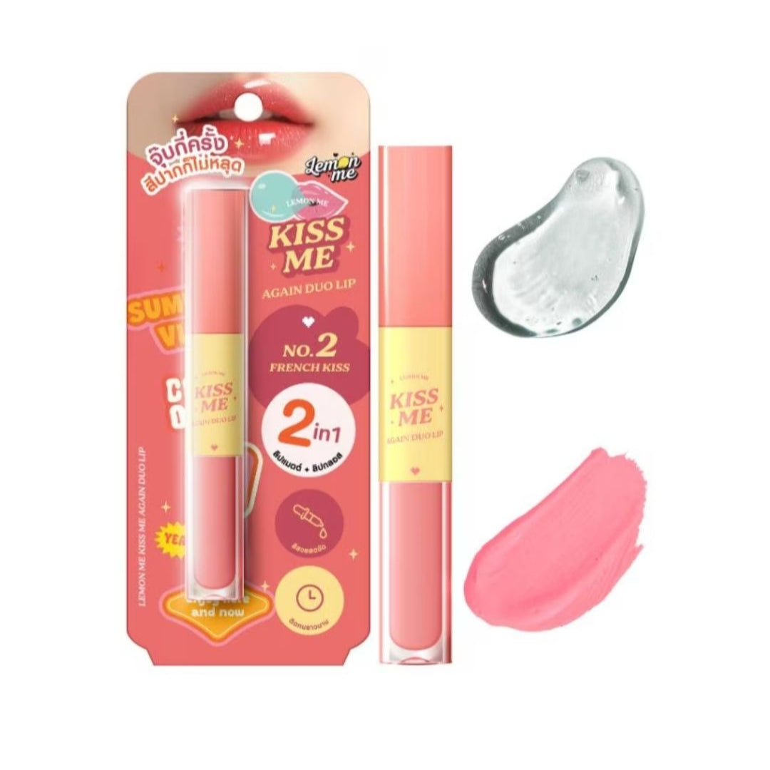 Lemon Me Kiss Me Again Duo Lip No.2 French Kiss 3.2g