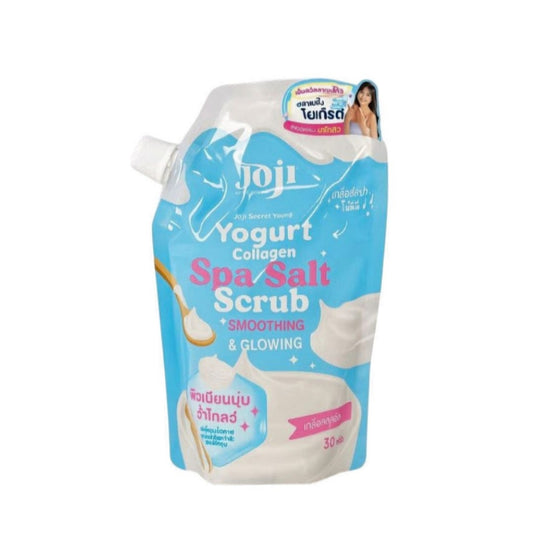 Joji Yogurt Collagen Spa Salt Scrub Smoothing And Glowing 350g