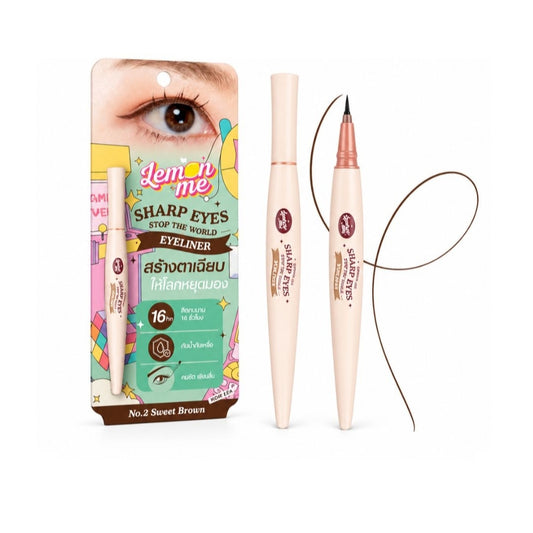 Lemon Me Sharp Eye Stop The World Eyeliner No.02 Sweet Brown 0.55g