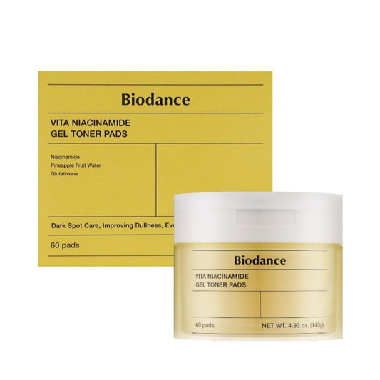 Biodance Vita Niacinamide Gel Toner Pads 140g 60pads