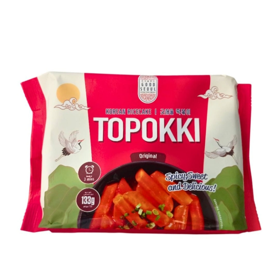 Good Seoul Topokki Cheese Original Spicy,sweet & Delicious 133g