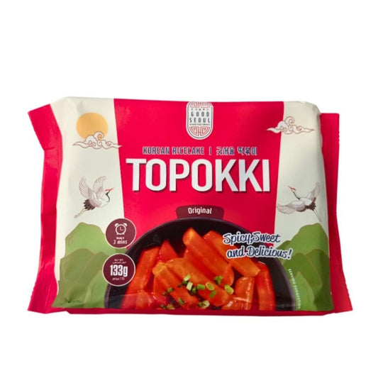Good Seoul Topokki Cheese Original Spicy,sweet & Delicious 133g