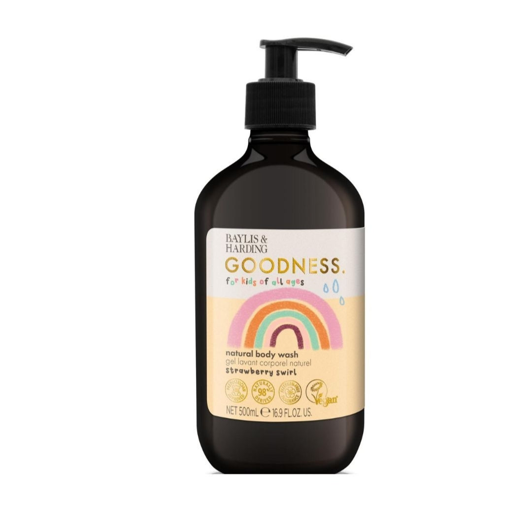 Baylis & Harding Goodness Kids Strawberry Swirl Body Wash 500ml