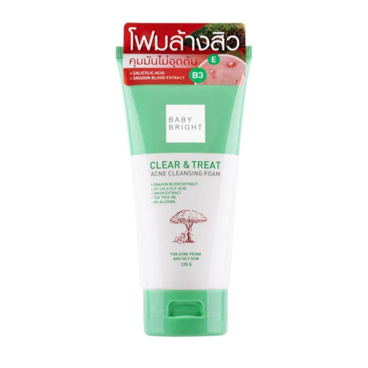 Baby Bright Anti-acne Dragon Blood Cleasing Foam 120g