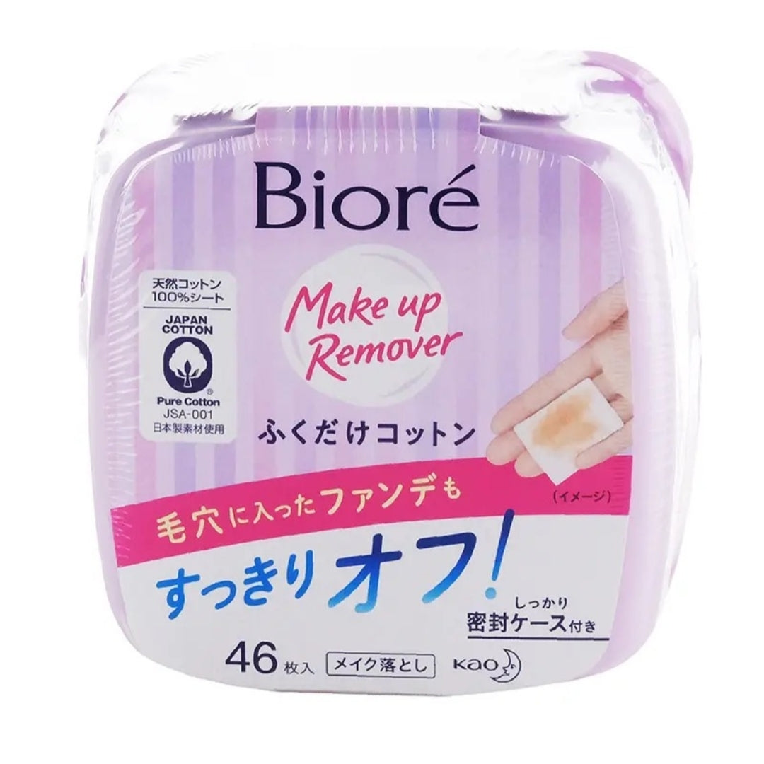 Biore Makeup Remover Cotton 46pcs