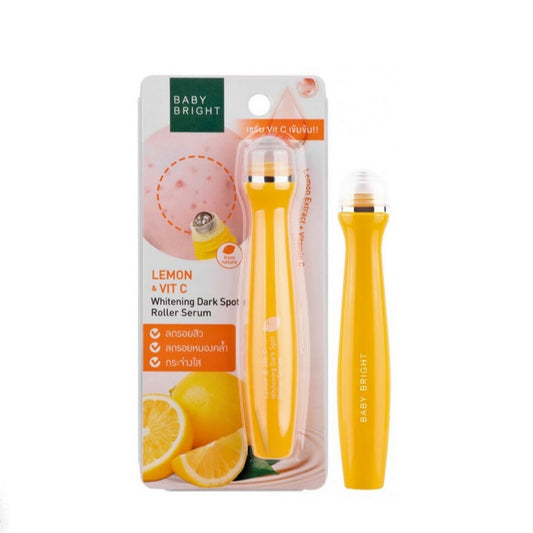 Baby Bright Whitening Dark Spot Roller Serum Lemon & Vit C 15ml