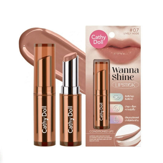 Cathy Doll Wanna Shine Lopstick (07) 3g