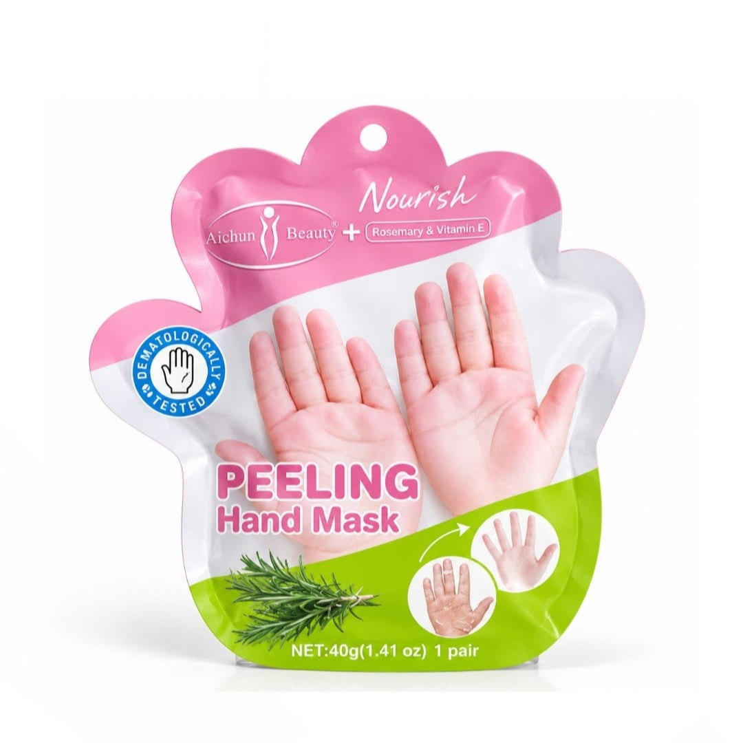 Aichun Beauty Nourishing Peeling Hand Mask - Rosemary & Vitamin E 40g