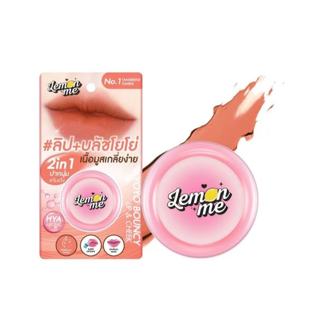 Lemon Me Yoyo Bouncy Lip & Cheek No.1 Tangerine Tumble 6g