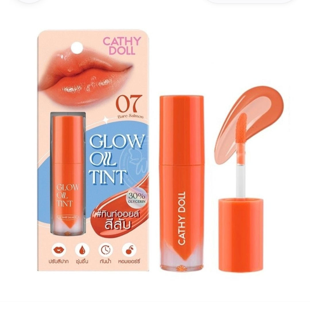 Cathy Doll Lip Tint Glow Oil Tint (no.07) Bare Salmon 2.4g