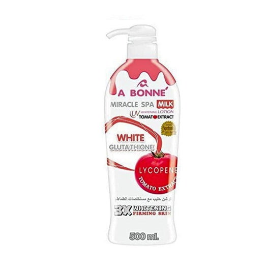 A Bonne Miracle Spa Milk Tomato Extract Mixed Uv Whitening Lotion 500ml