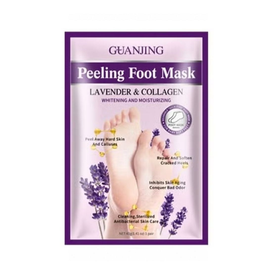Guanjing Lavender & Collagen Whitening & Moisturizing Foot Mask 40g