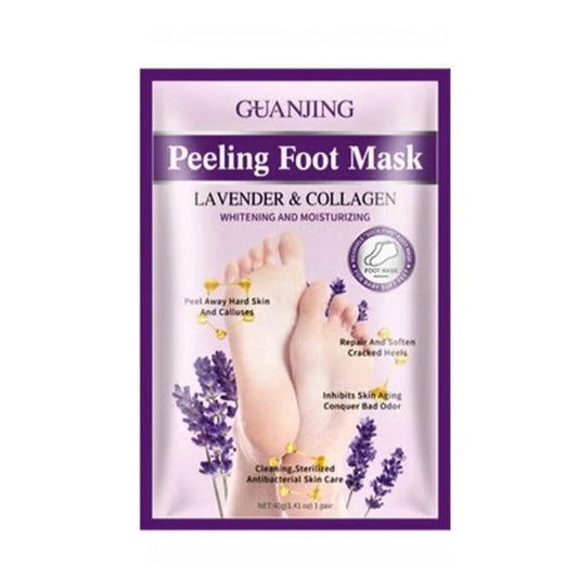 Guanjing Lavender & Collagen Whitening & Moisturizing Foot Mask 40g