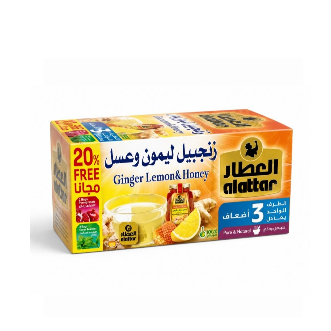 Attar Tea Ginger, Lemon And Honey 20 Bags