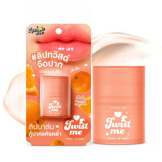 Lemon Me Twist Me Fruity Lip Balm No.3 Orange Coral Me 11g