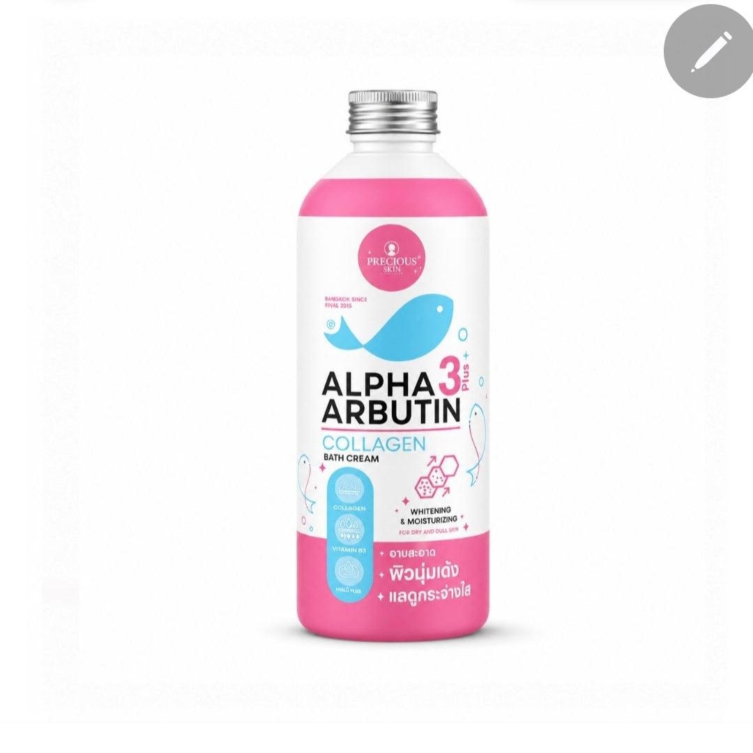 Alpha Arbutin 3plus+ Precious Skin Collagen Bath Cream 350ml