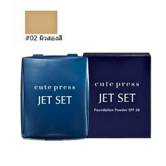 Cute Press Jet Set Foundation Powder Spf 20 (stape 02) 16g