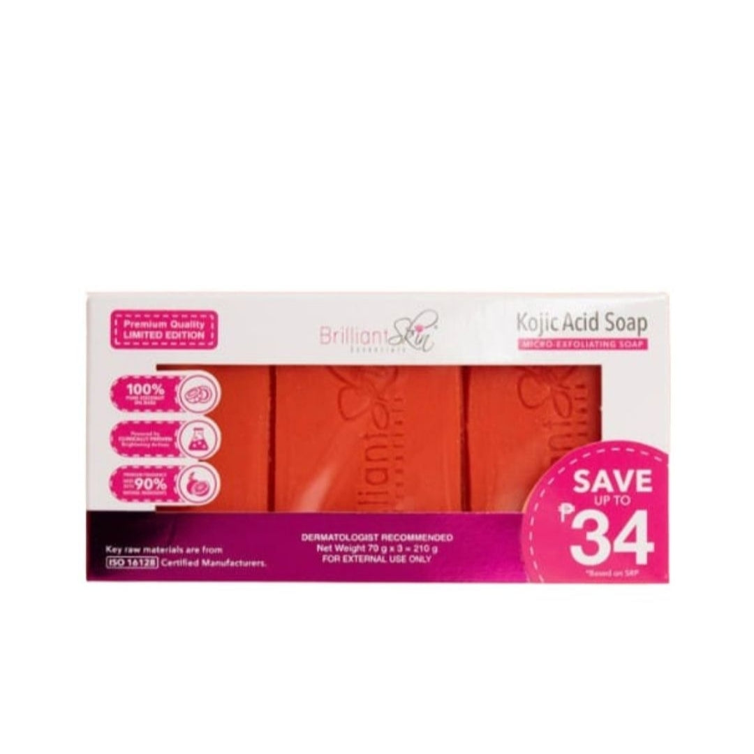 Kojic Acid Soap Micro-exfoliating 3pcs (210g)