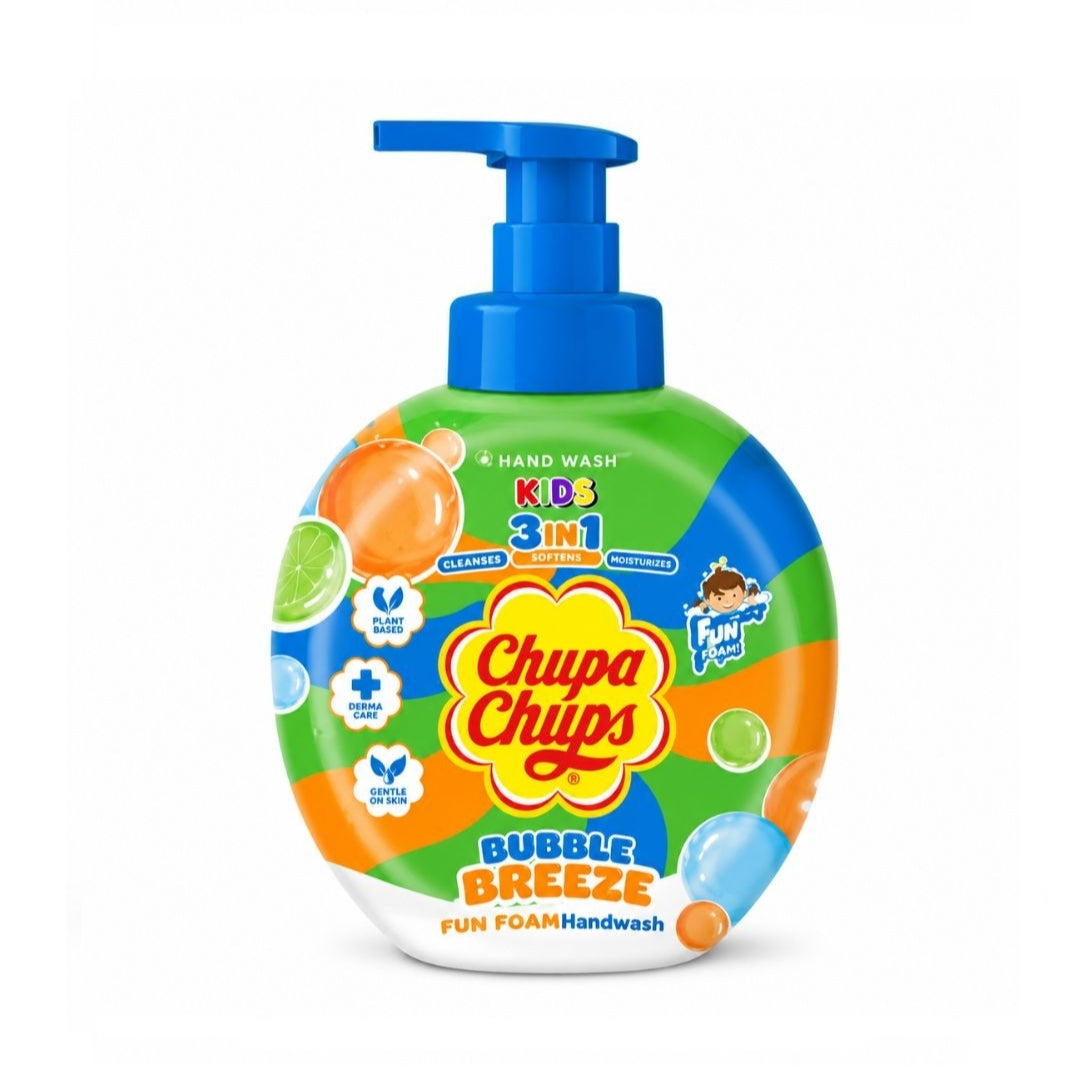 Chupa Chups Kids 3 In 1 Color Foming Wash Bubble Breeze 500ml