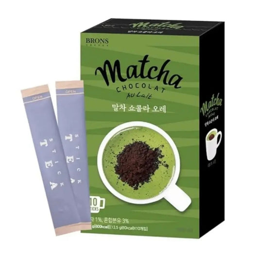 Brons Matcha Chocolate With Lait 10pcs