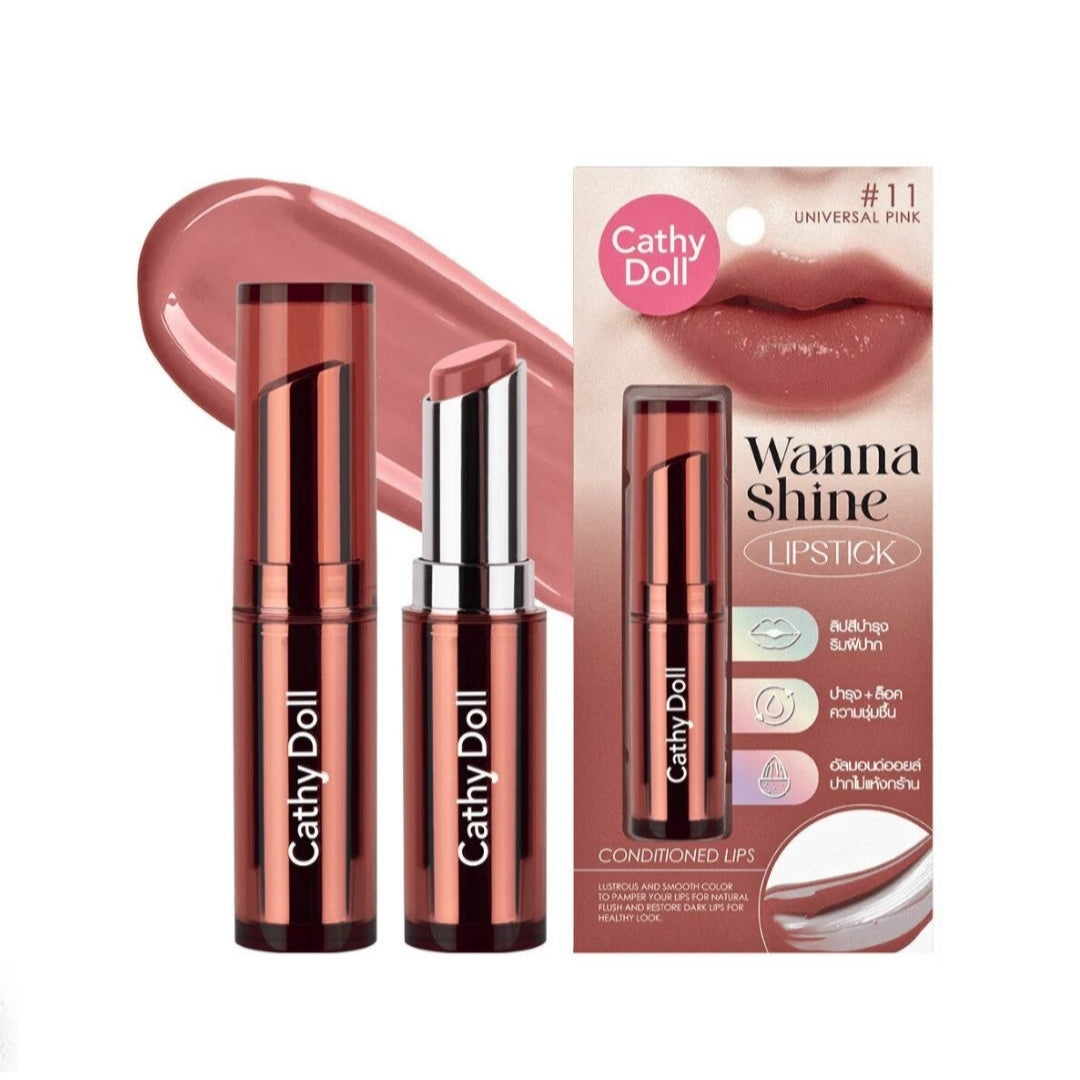 Cathy Doll Wanna Shine Lopstick (11) 3g