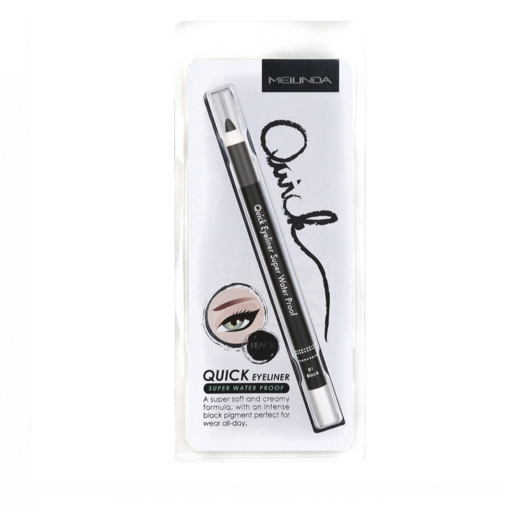 Meilinda Black Quik Waterproof Eyeliner Pencil 0.75g