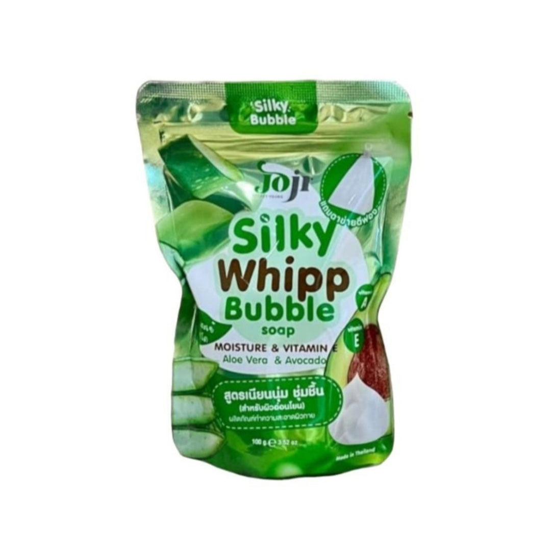 Joji Silky Whipp Bubble Soap Aloe Vera & Avocado 100g
