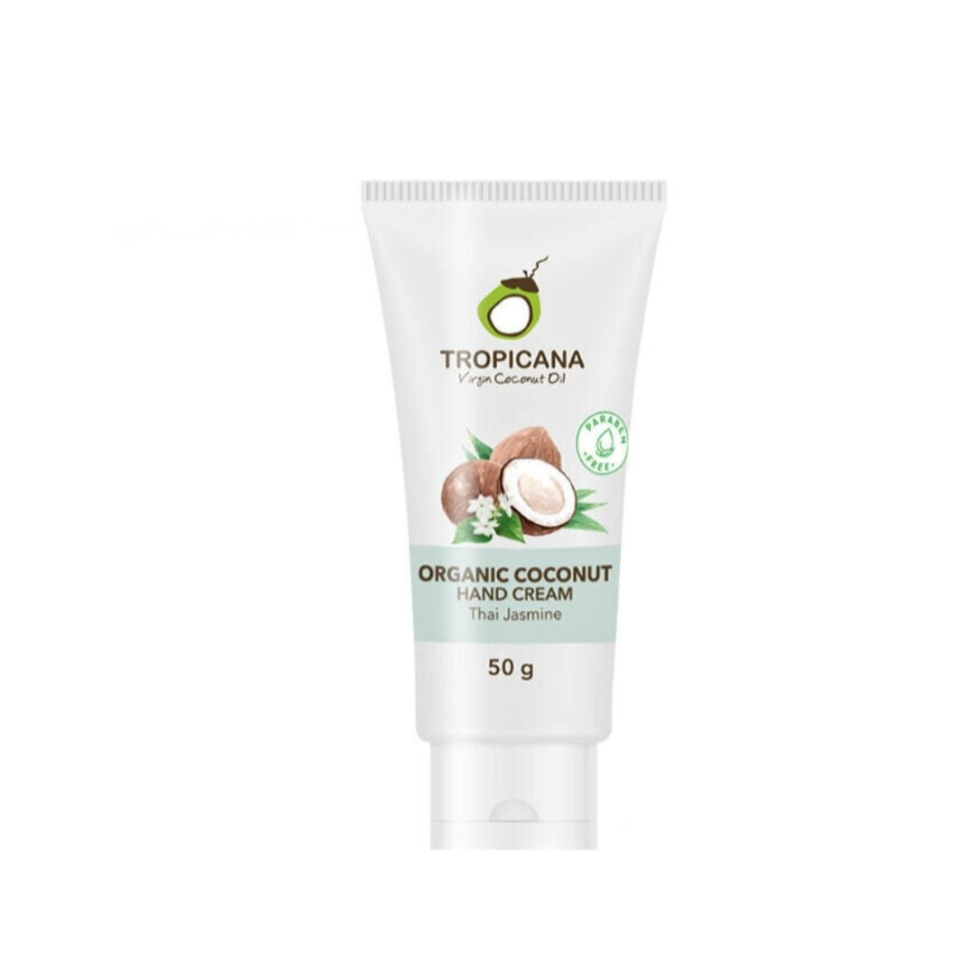 Tropicana Hand Cream Organic Coconut Thai Jasmine 50ml