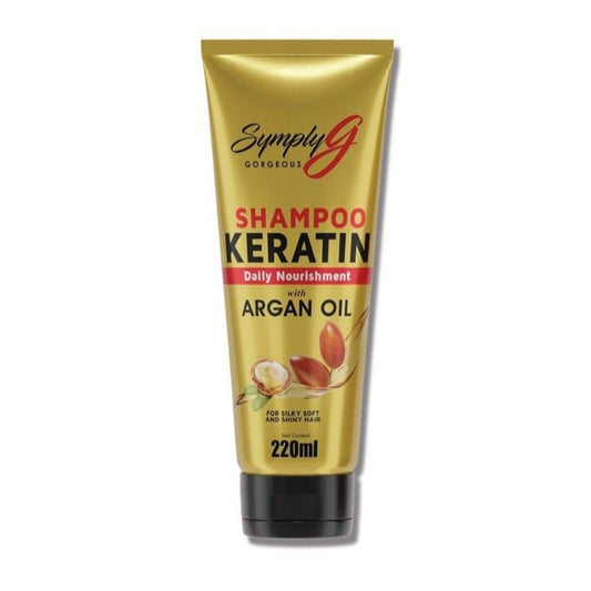 Symply Gorgeous Shampoo Keratin Daily Nourishment With Argan Oil 220ml