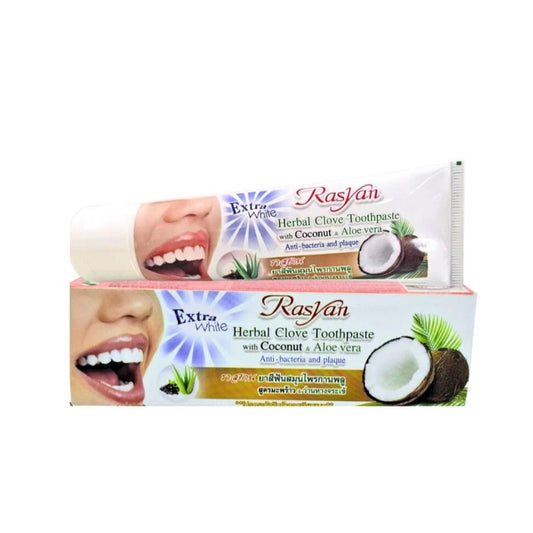 Rasyan Herbal Clove Toothpaste With Coconut & Aloe Vera 100g