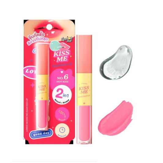 Lemon Me Kiss Me Again Duo Lip No.6 Hot Kiss 3.2g