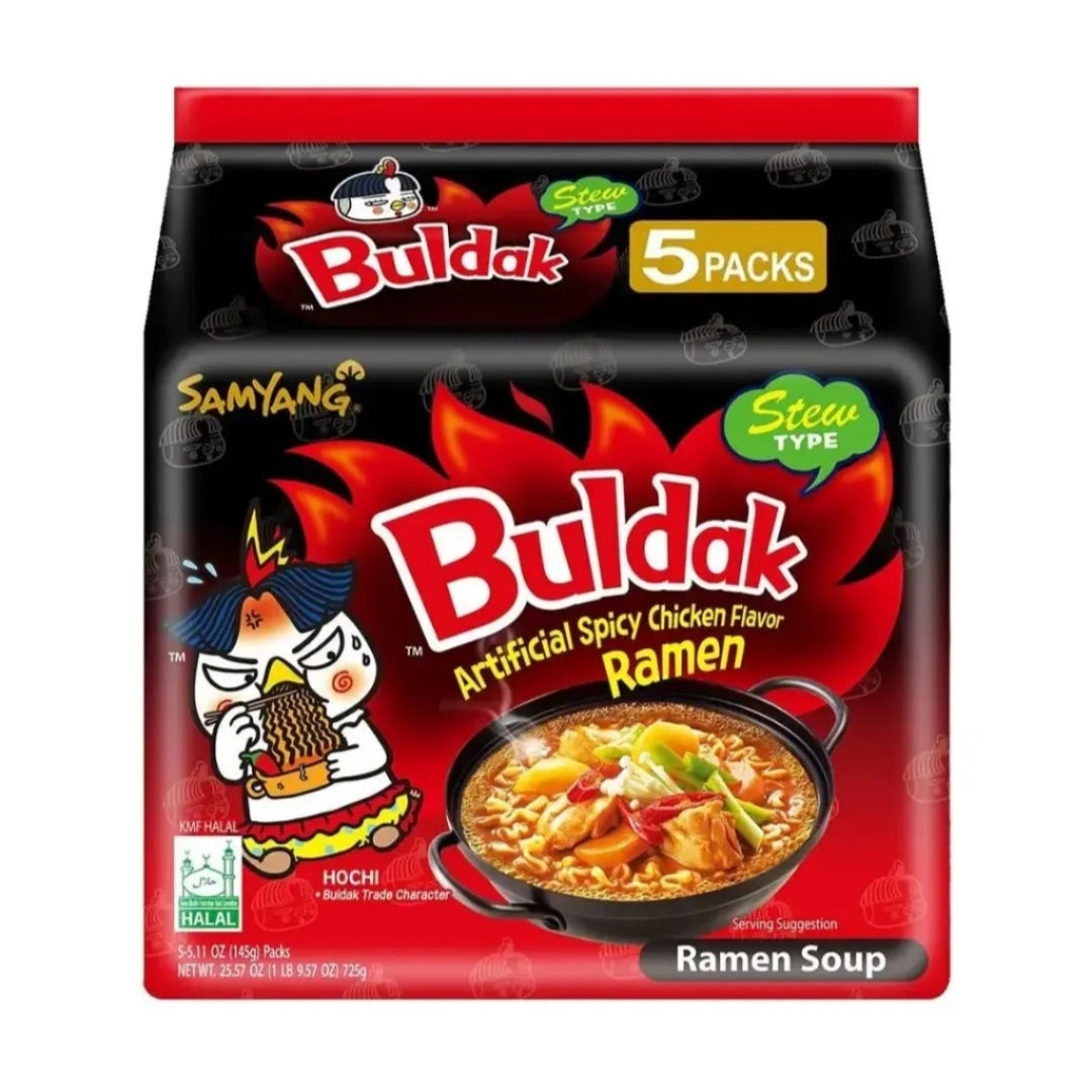 Samyang Hot Chicken Ramen Stew Ramen (5pct X 145g)
