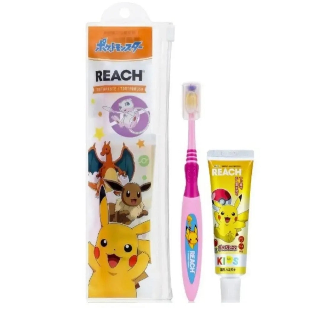 Reach Pekachu Kids Toothpaste/ brush Pouch