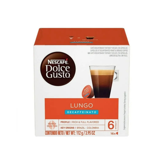 Nescafe Dolce Gusto Lungo Decaffeinato 112g