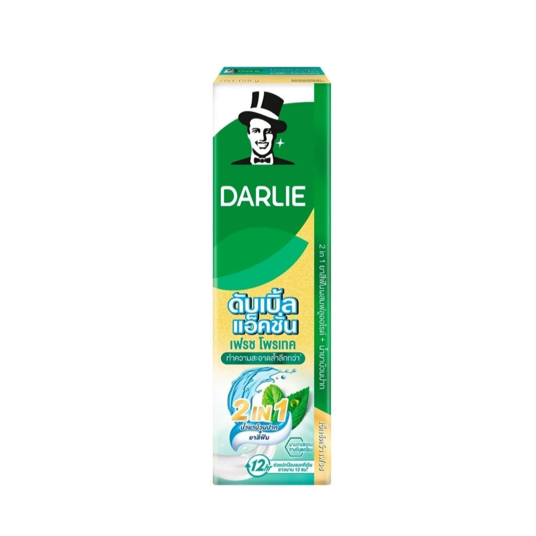 Darlie Double Action Fresh Protect 2 In 1 Mouthwash Toothpaste 100g