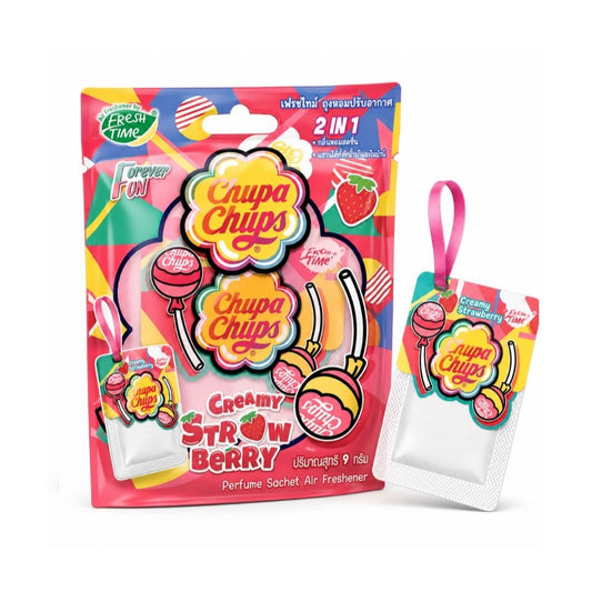 Chupa Chups Fresh Time Air Freshener Creamy Strawberry 9g