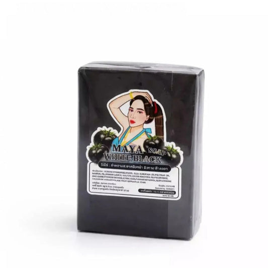 Maya White Black Soap 60g