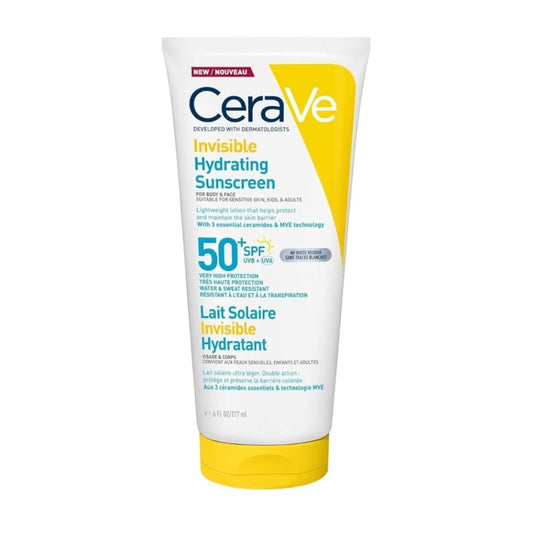Cerave Invisible Hydrating Sunscreen Spf 50+ 177ml