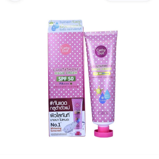 Cathy Doll L-glutathione Magic Cream Spf 50 Pa+++ 60ml