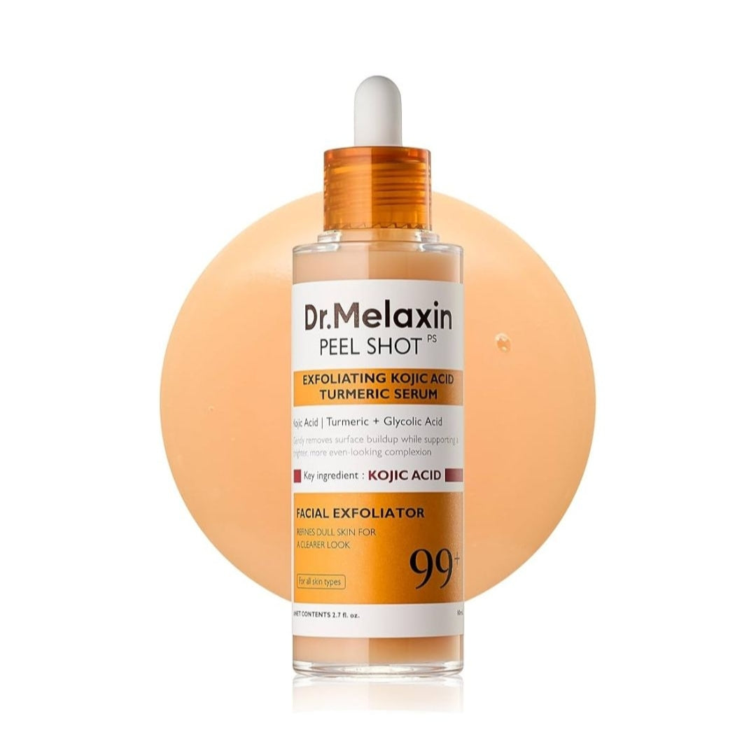 Dr.melaxin Peel Shot Exfoliating Kojic Acid Turmeric Serum 80ml