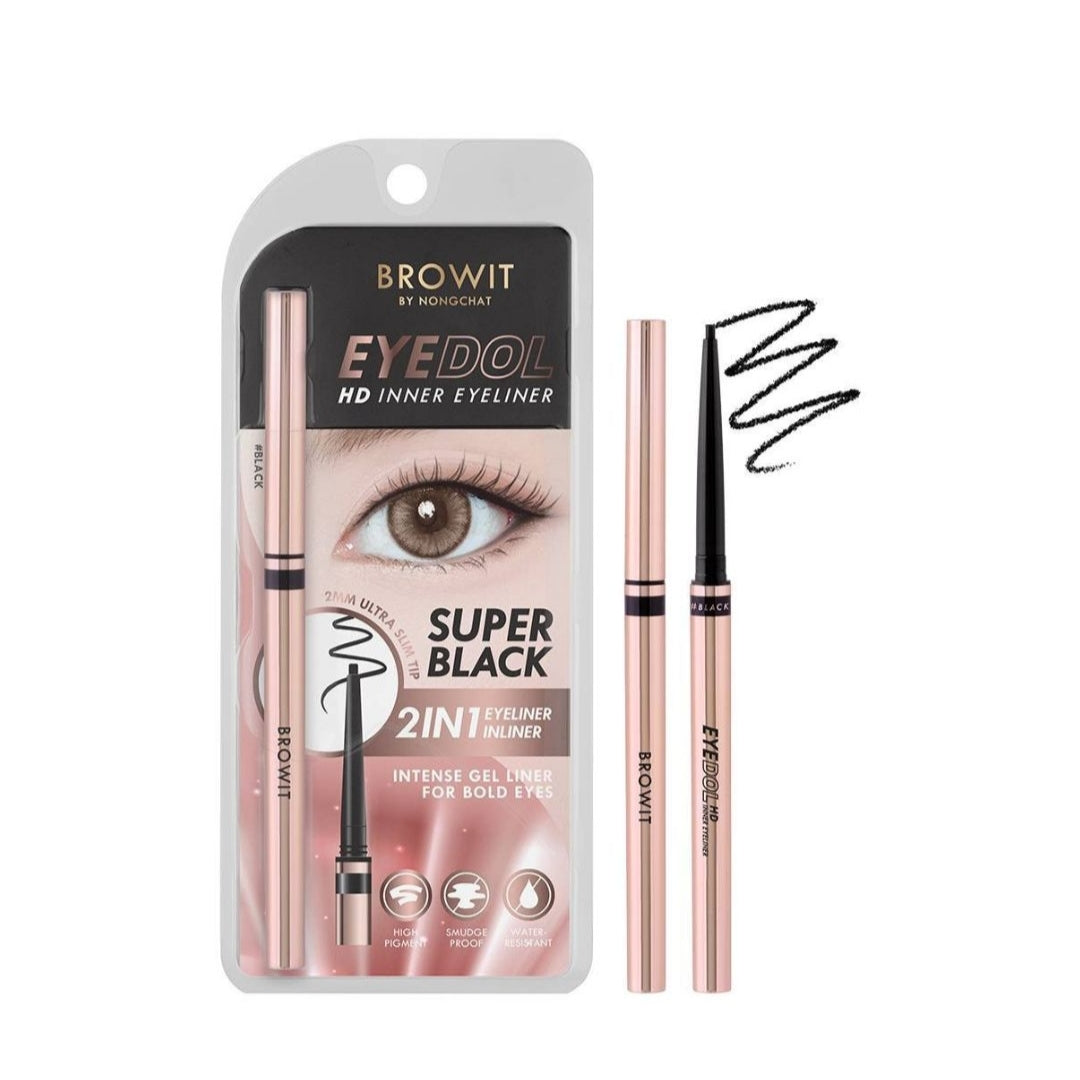 Browit Eyedol Hd Inner Eyeliner (super Black) 0.1ml